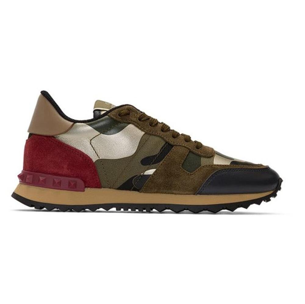 VALENTINO GARAVANI Women's Rockrunner Camouflage Lace-Up Sneakers Size 38/US8